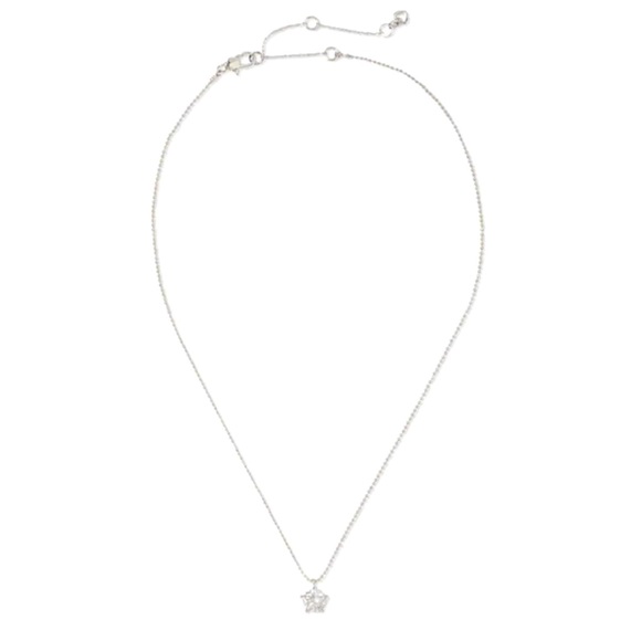 KATE SPADE • Silver Something Sparkly Star Pendant Necklace - Picture 3 of 4